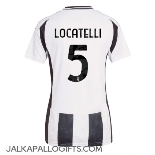 Juventus Manuel Locatelli #5 Kotipaita Naiset 2024-25 Lyhythihainen